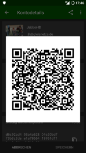 QR OMEMO XMPP