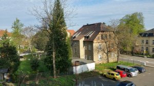 Architektur am Bahnhof Burgstädt