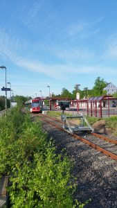 City Bahn im Bahnhof Burgstädt