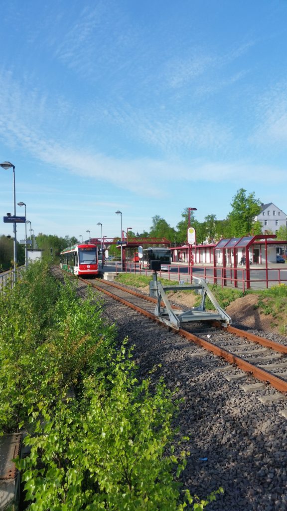 City Bahn im Bahnhof Burgstädt